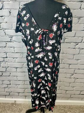 Hell Bunny Star Catcher Mini Dress Unicorn Rockabilly US22 2x/3x Black Retro